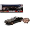 1977 Pontiac Firebird Trans Am Black with Replica Buckle "Smokey and the Bandit" (1977) Movie "Hollywood Rides" Series 1/24 Diecast Model Car by Jada - Image 3