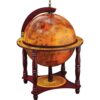 13" Diameter Globe with 57pc Chess and Checkers Set - Image 2