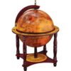 13" Diameter Globe with 57pc Chess and Checkers Set - Image 3