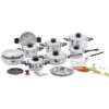 28pc 12-Element T304 Stainless Steel "Waterless" Cookware - Image 2