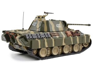 German Sd. Kfz. 171 PzKpfw V Panther Ausf. A Medium Tank with Side Armor Panels #422 "18.Panzer Division Poland October 1944" 1/43 Diecast Model by AFVs of WWII